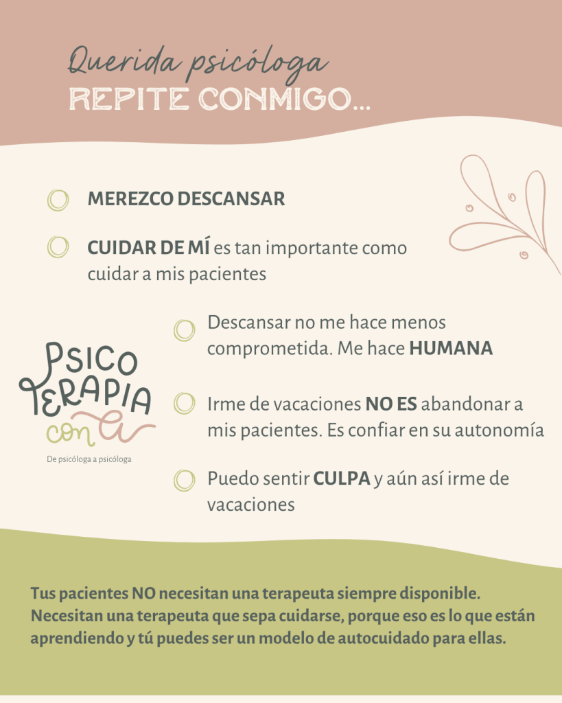 sentir culpa vacaciones